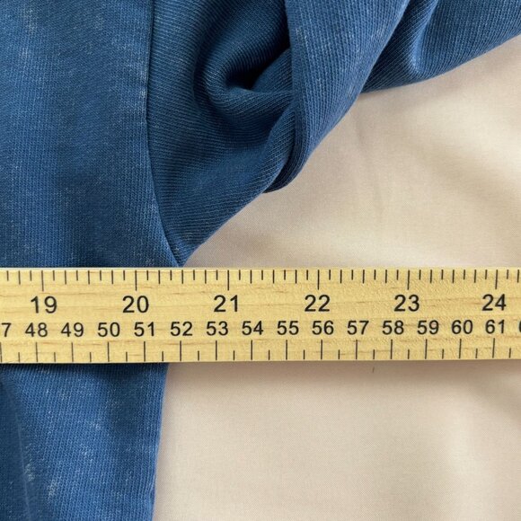 Sportiqe Apparel Co - 1/4 Zip Pullover w/Bitten Apple Applique - Blue - Size M - Picture 8 of 11